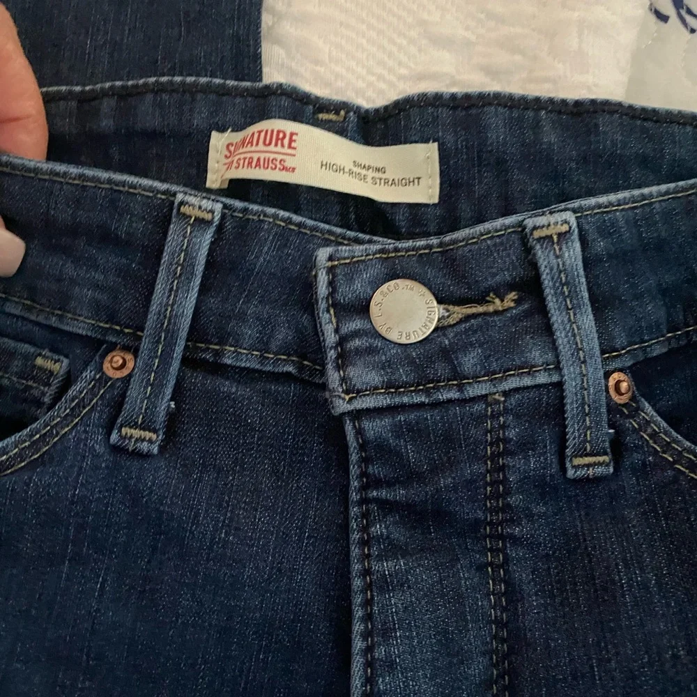 Levi's Blue Straight Jeans Classic Indigo - Picture 3 of 11